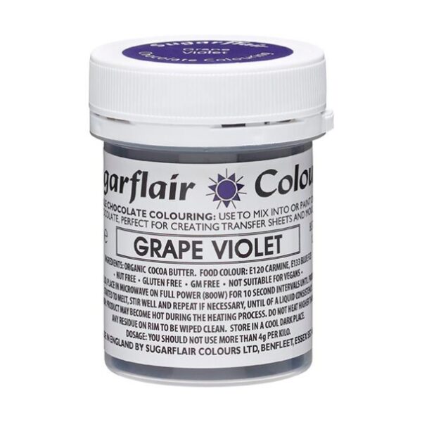 Chokladfärg Grape Violet- Sugarflair