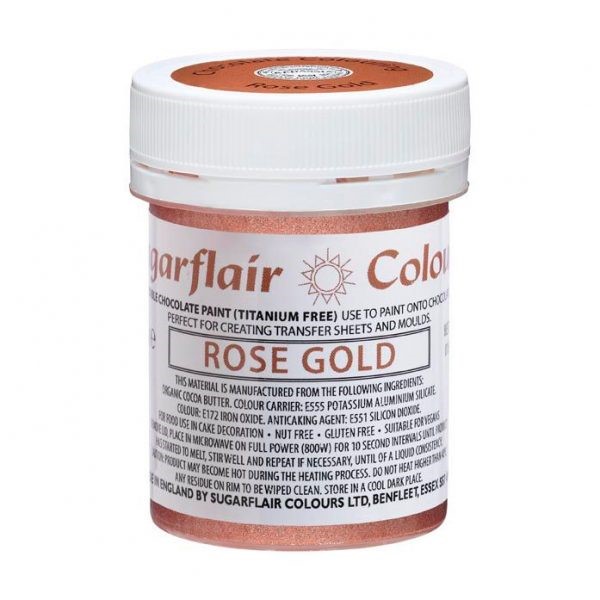 Chokladfärg Roséguld - Sugarflair